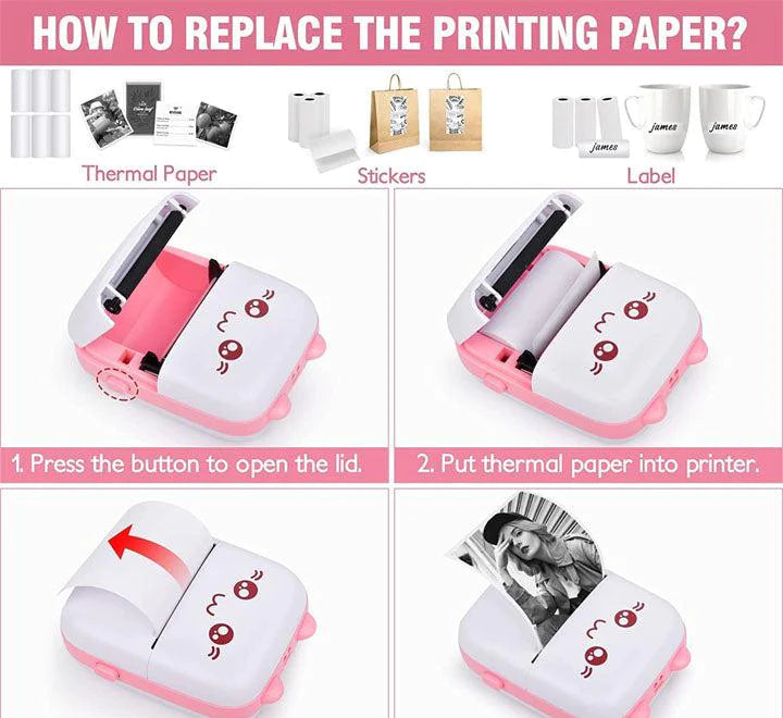 Compact Portable Pocket Printer